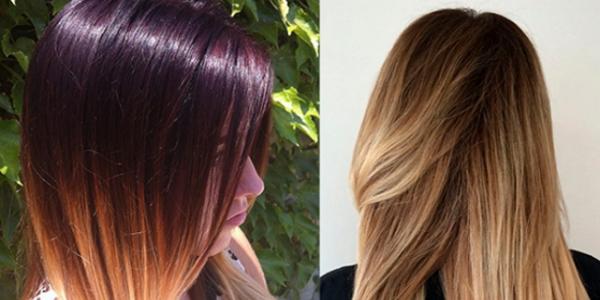 Ombre hair dye for short hair - step by step instruction